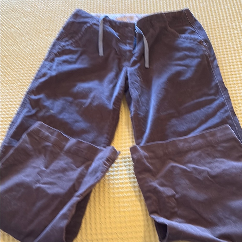 Horny Toad Women's Gray corduroy pants.